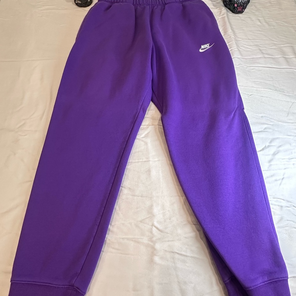 Nike Kids Vibrant Purple Joggers